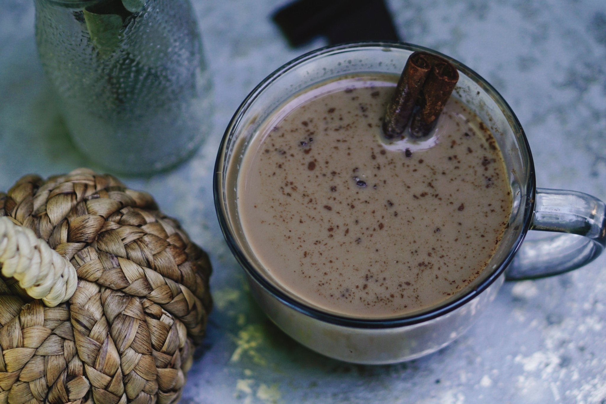 Have This Tasty Latte With Breakfast To Energize Your Day: Healthy Dark Chocolate Coconut Tea Latte - Loose Leaf Tea Market