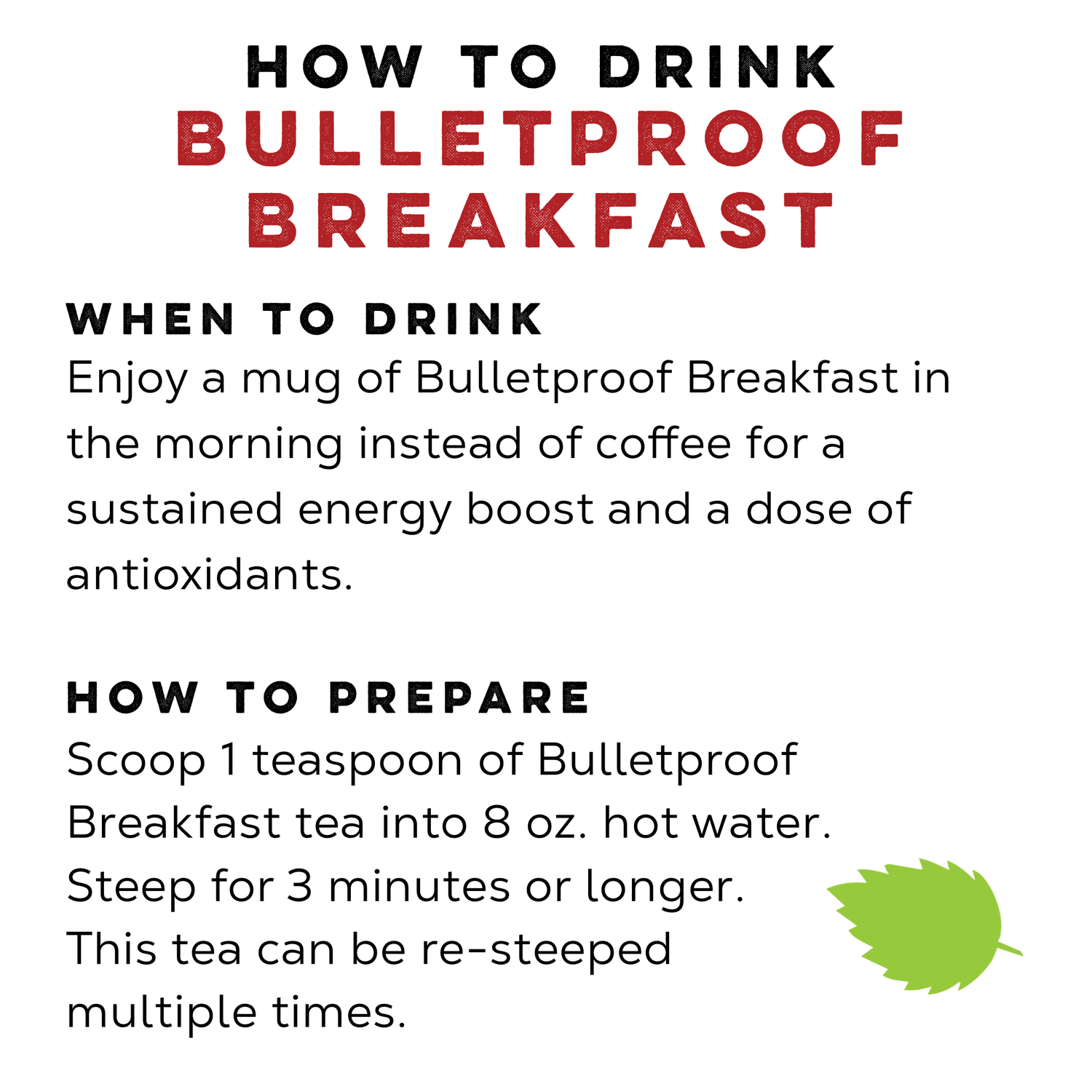 Bulletproof Breakfast Morning Tea Blend - Loose Leaf Tea Market
