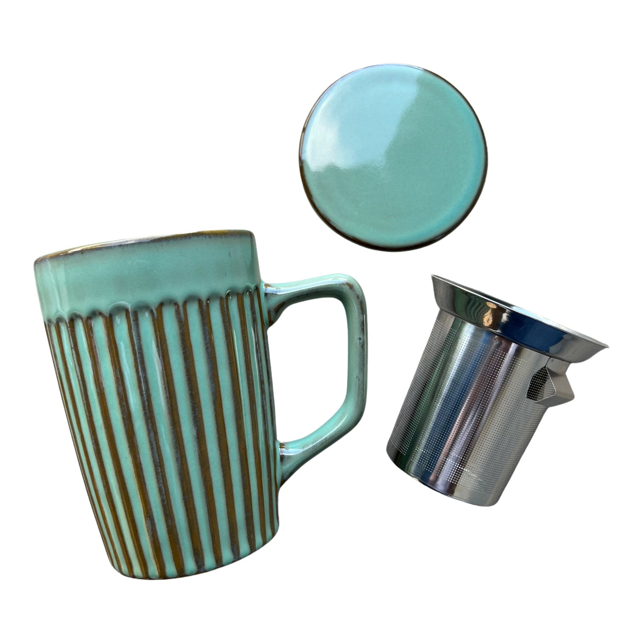 Casaware Ceramic Tea Infuser Mug - Loose Leaf Tea Market