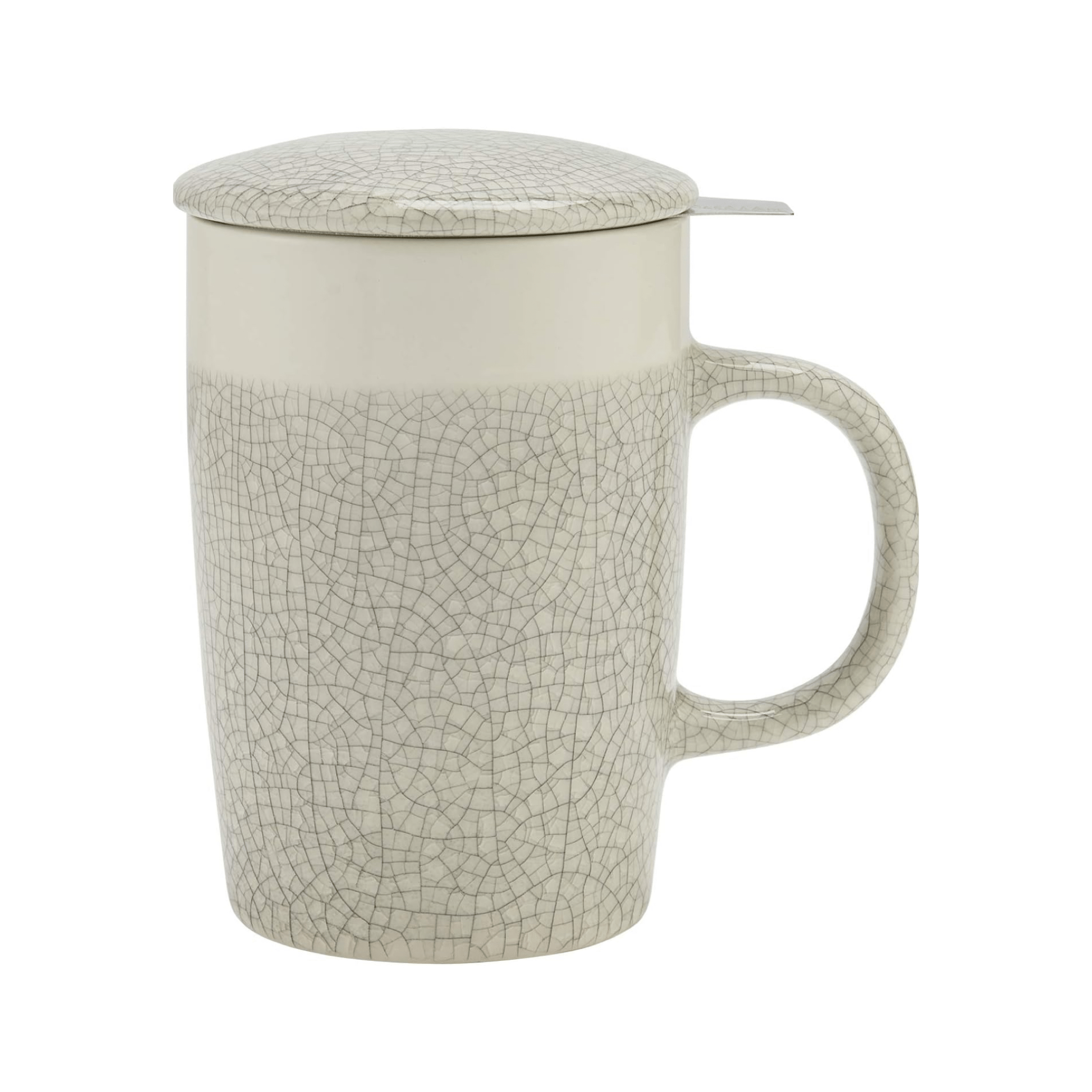 Casaware Crackle Glaze Tea Infuser Mug - Loose Leaf Tea Market