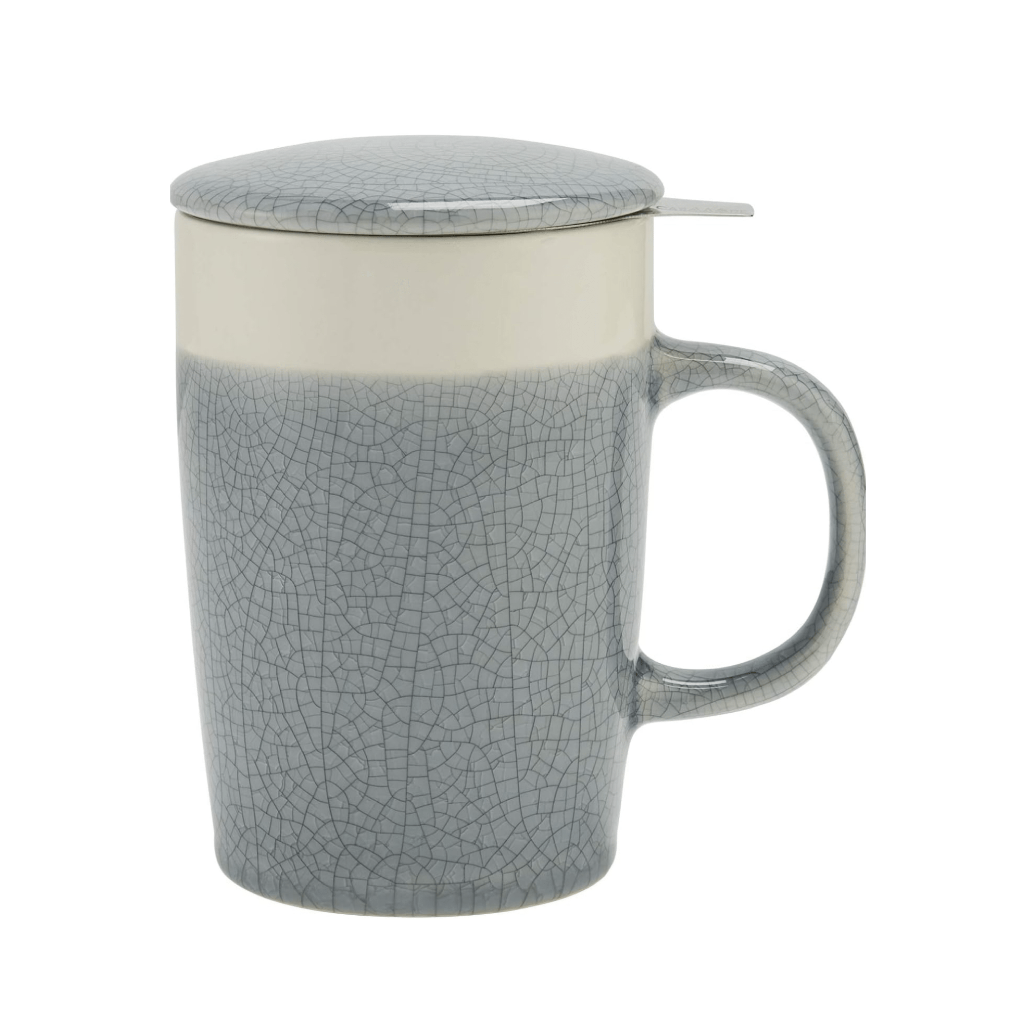 Casaware Crackle Glaze Tea Infuser Mug - Loose Leaf Tea Market