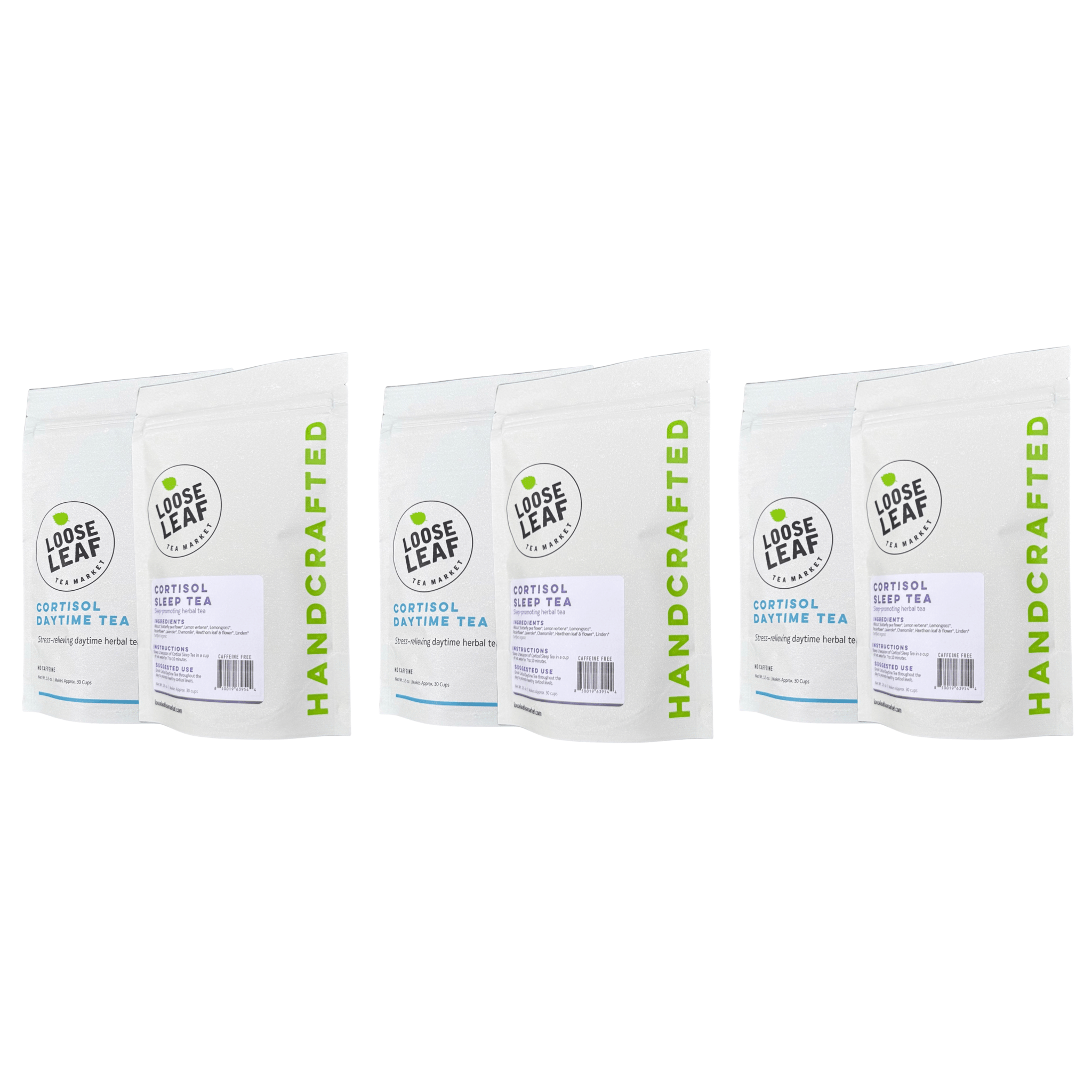 Cortisol Tea Bundle - Ashwagandha - free - Loose Leaf Tea Market