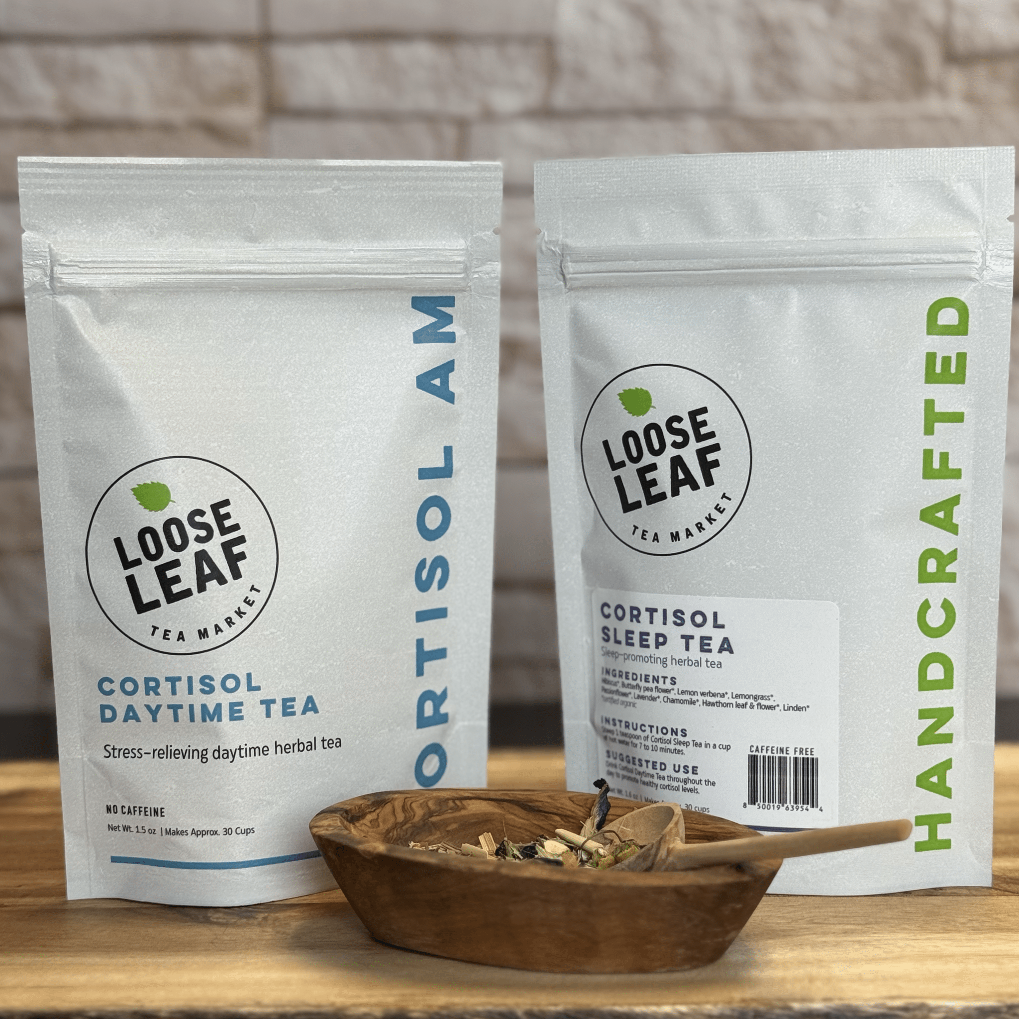 Cortisol Tea Bundle - Ashwagandha - free - Loose Leaf Tea Market