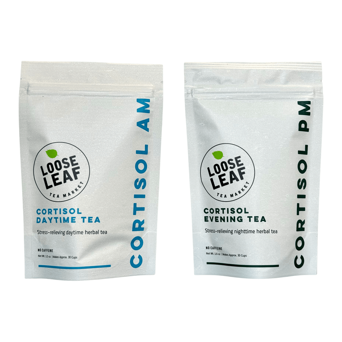 Cortisol Tea Bundle Caffeine - Free - Loose Leaf Tea Market