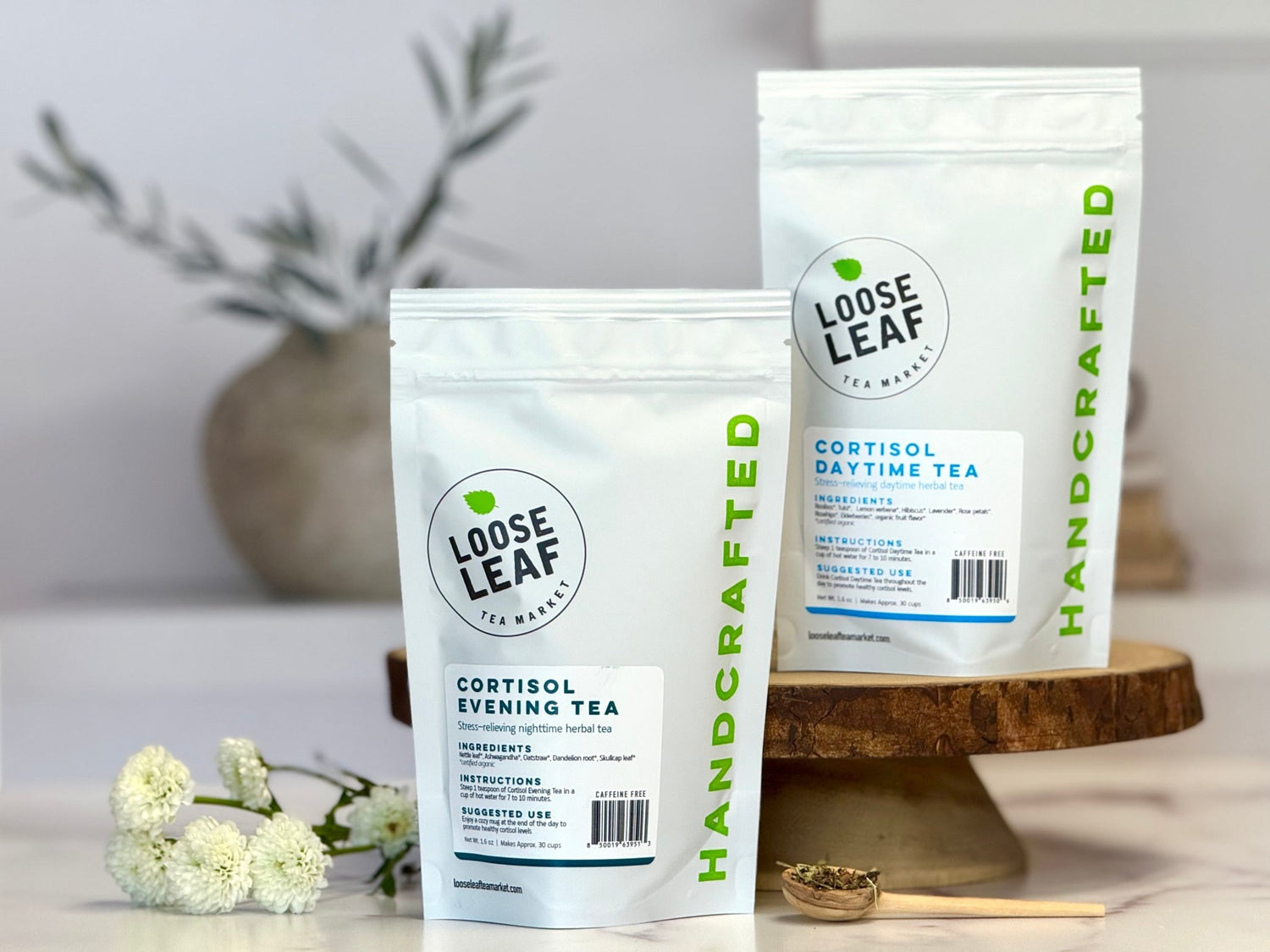 Cortisol Tea Bundle - Caffeine - Free - Loose Leaf Tea Market