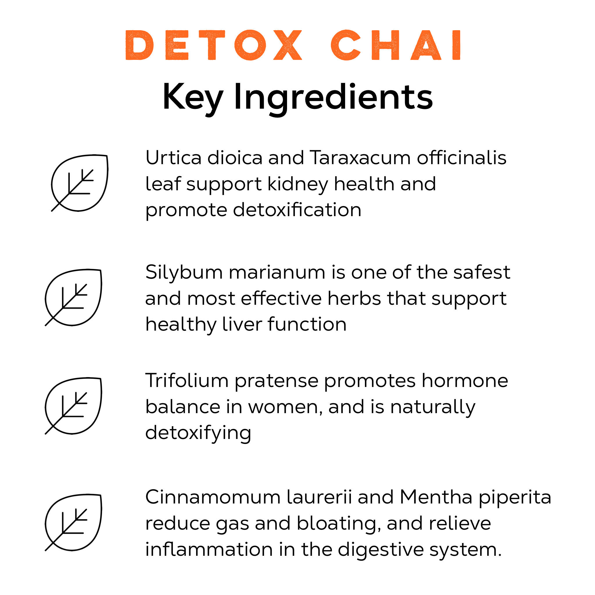 Detox Chai Cleansing Herbal Tea - Loose Leaf Tea Market