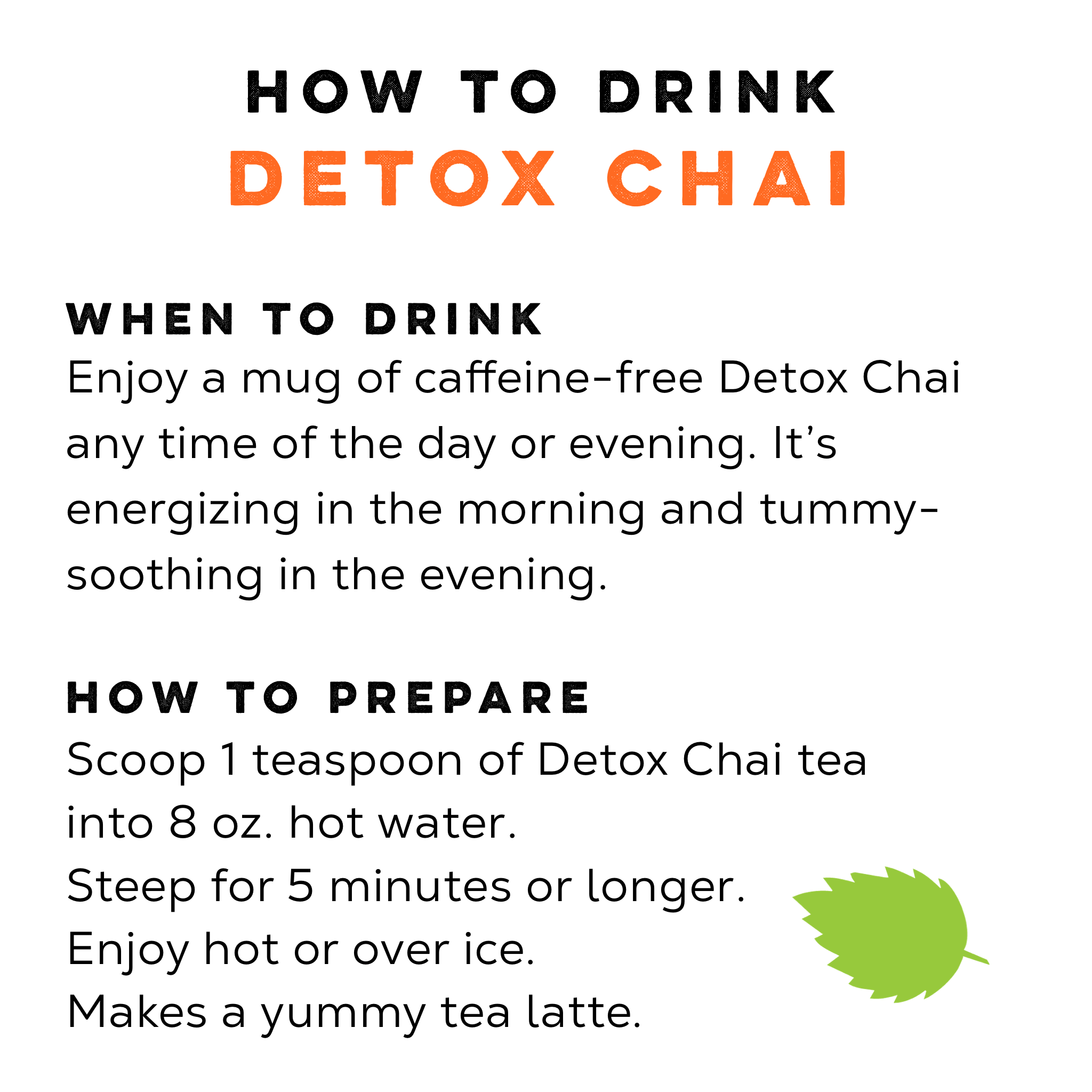 Detox Chai Cleansing Herbal Tea - Loose Leaf Tea Market