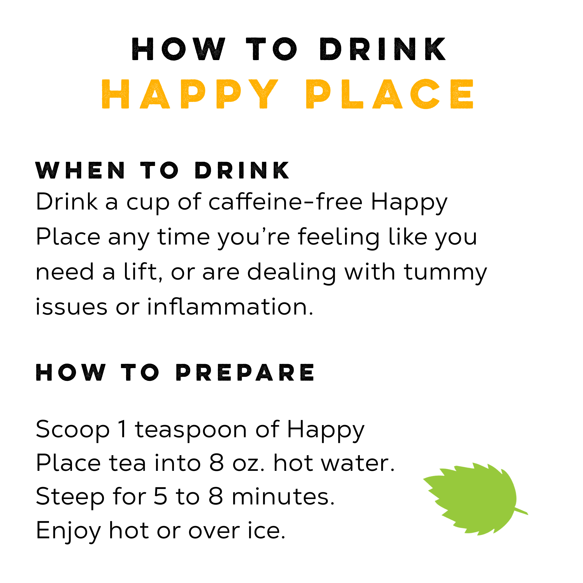Happy Place Tea For Mood, Digestion, And Inflammation - Loose Leaf Tea Market