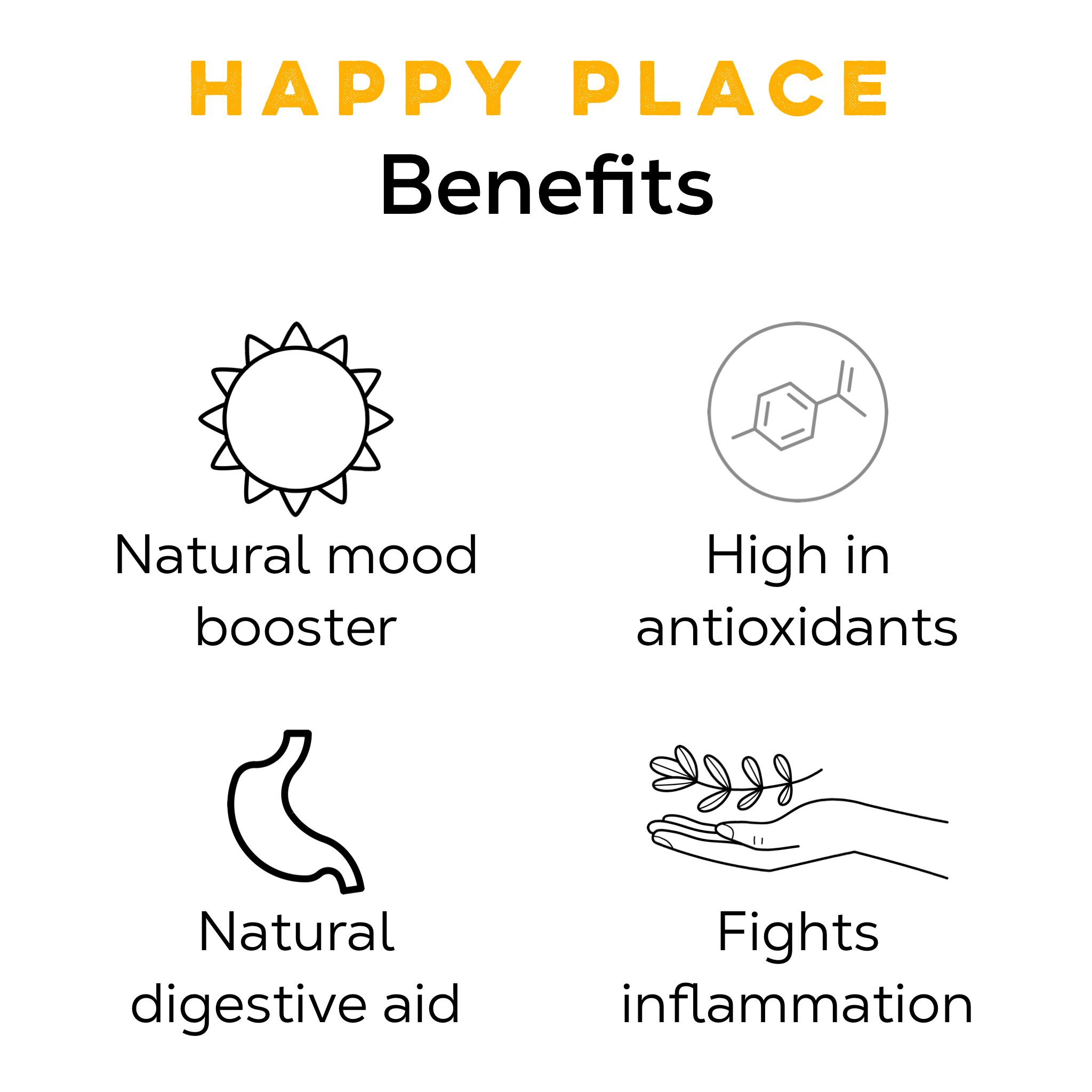 Happy Place Tea For Mood, Digestion, And Inflammation - Loose Leaf Tea Market