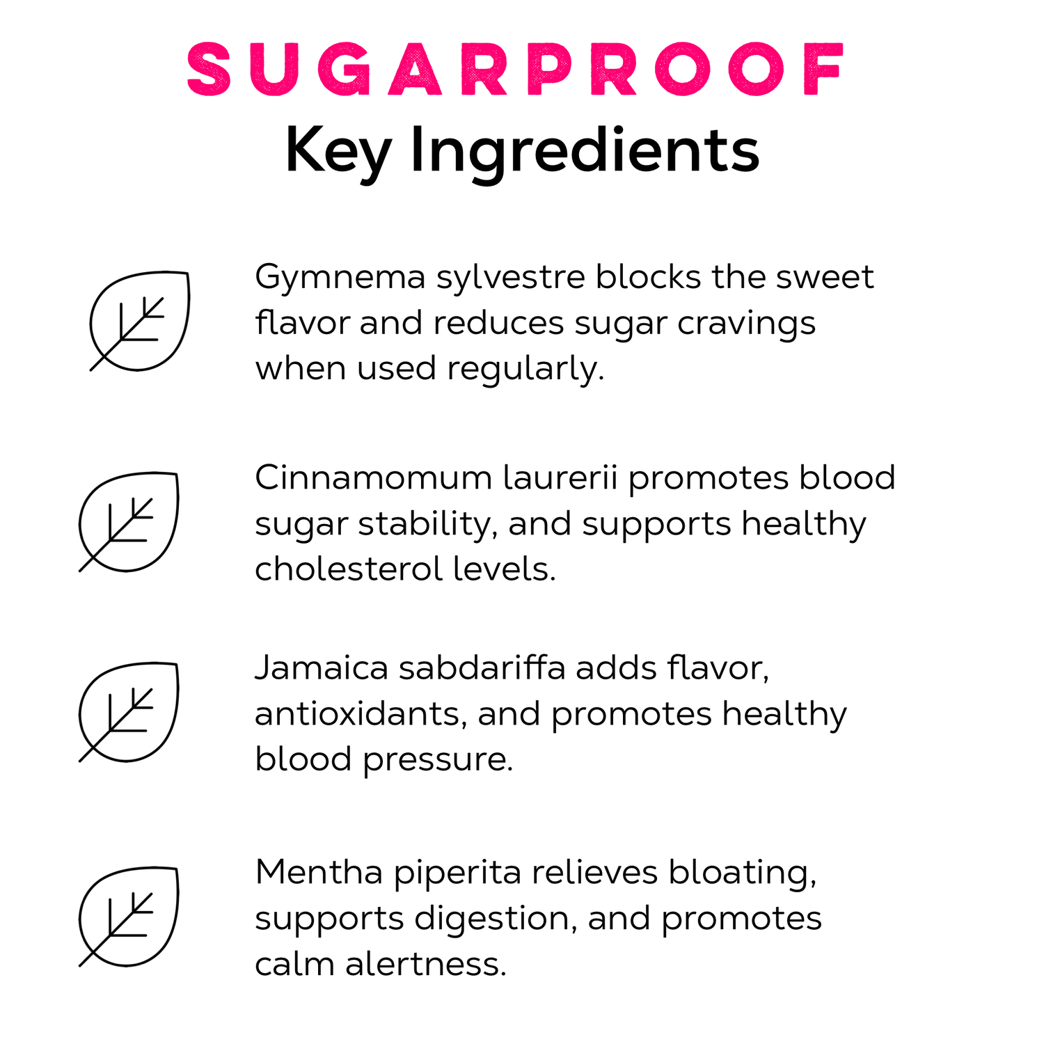 Sugarproof Tea - Loose Leaf Tea Market