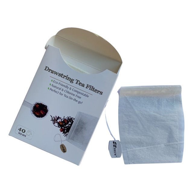 Natural Paper Drawstring Tea Bags