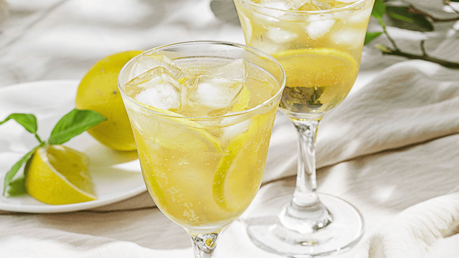 Healthy Lemon Tea Spritzer for Stress Support - Loose Leaf Tea Market