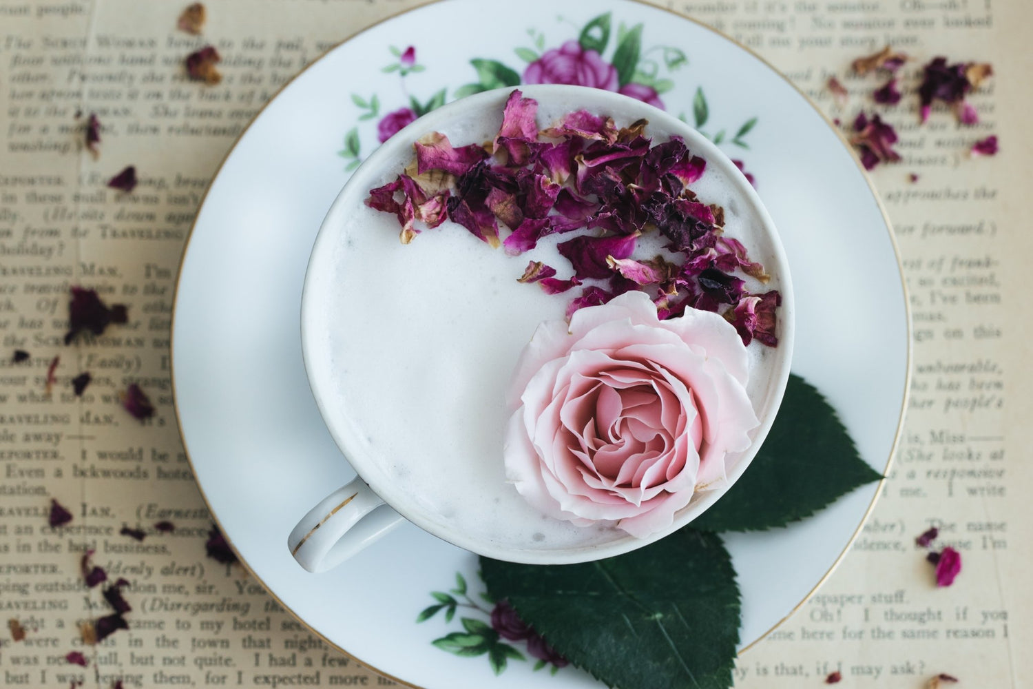 Soothe Your Tummy And Fight Inflammation With This Creamy Cardamom-Ginger-Rose Milk Tea Recipe - Loose Leaf Tea Market