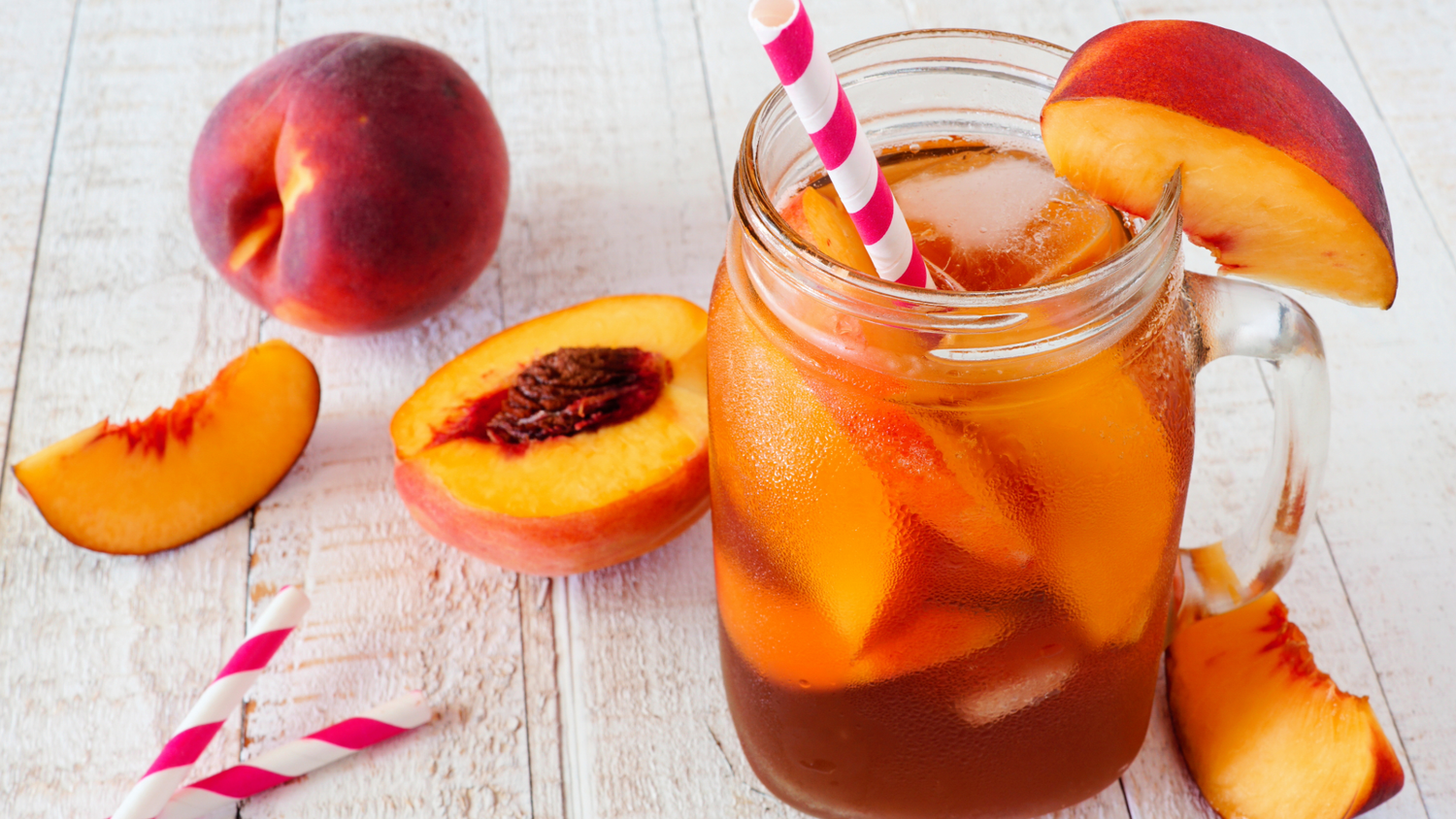 Sugar-Free Peach Mango Iced Tea Recipe to Lower Cortisol - Loose Leaf Tea Market