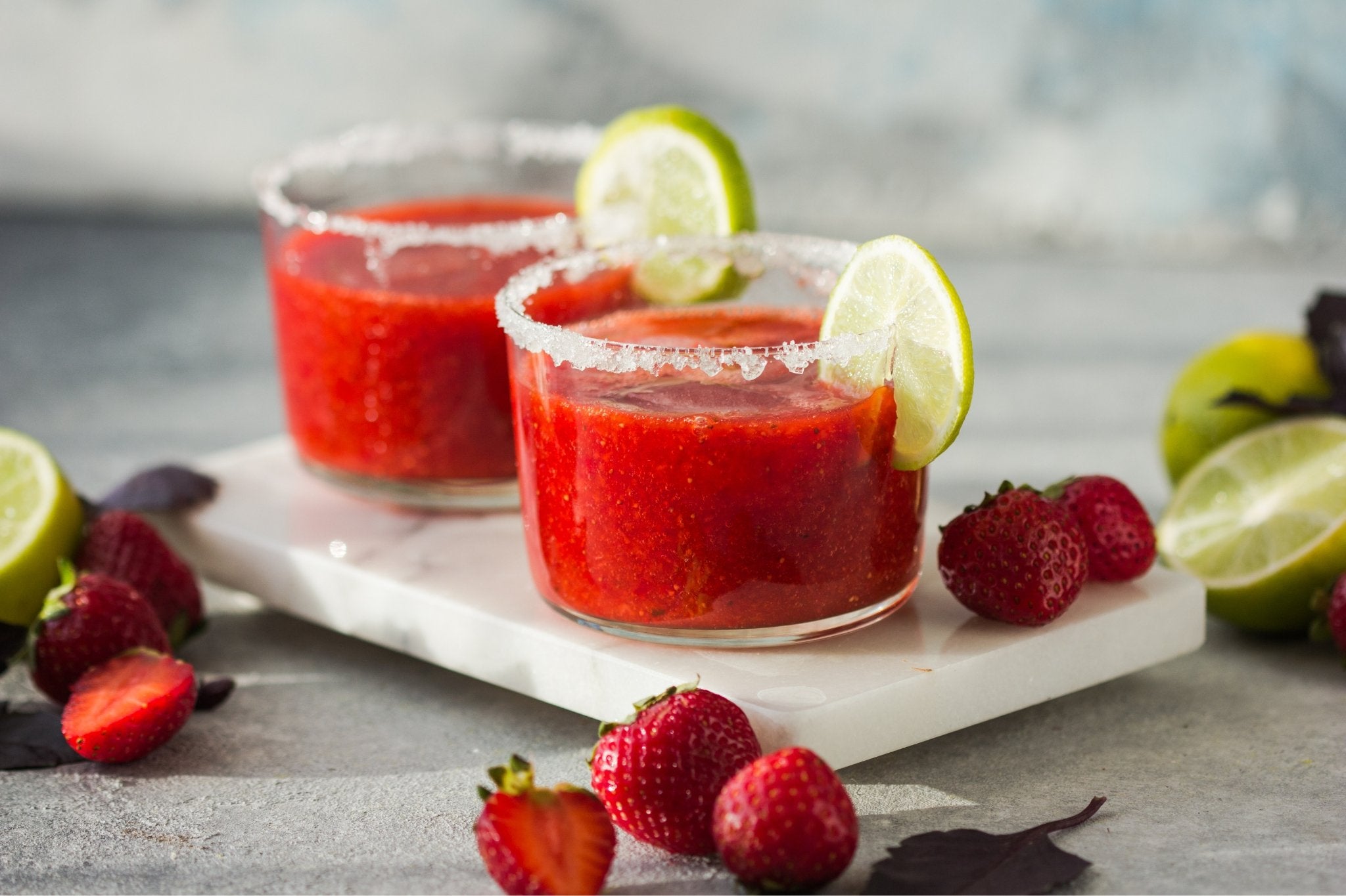 Your Favorite Guilt-Free Strawberry Daiquiri Mocktail Recipe - Loose Leaf Tea Market