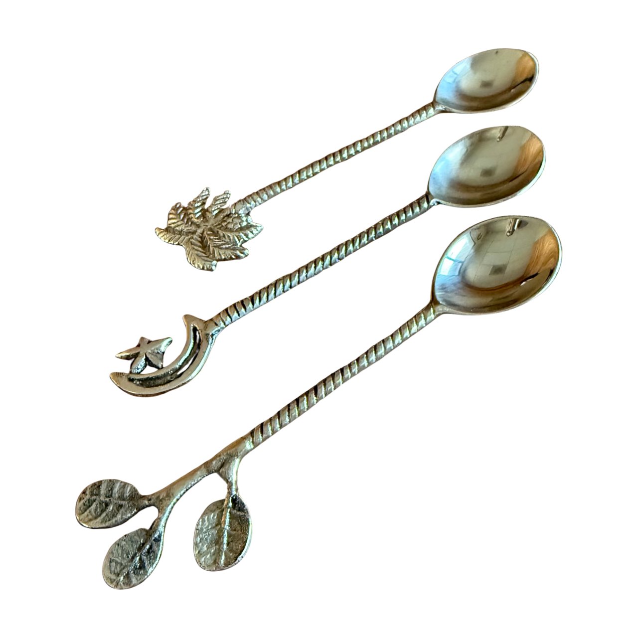 Beautiful Brass Teaspoons - Loose Leaf Tea Market