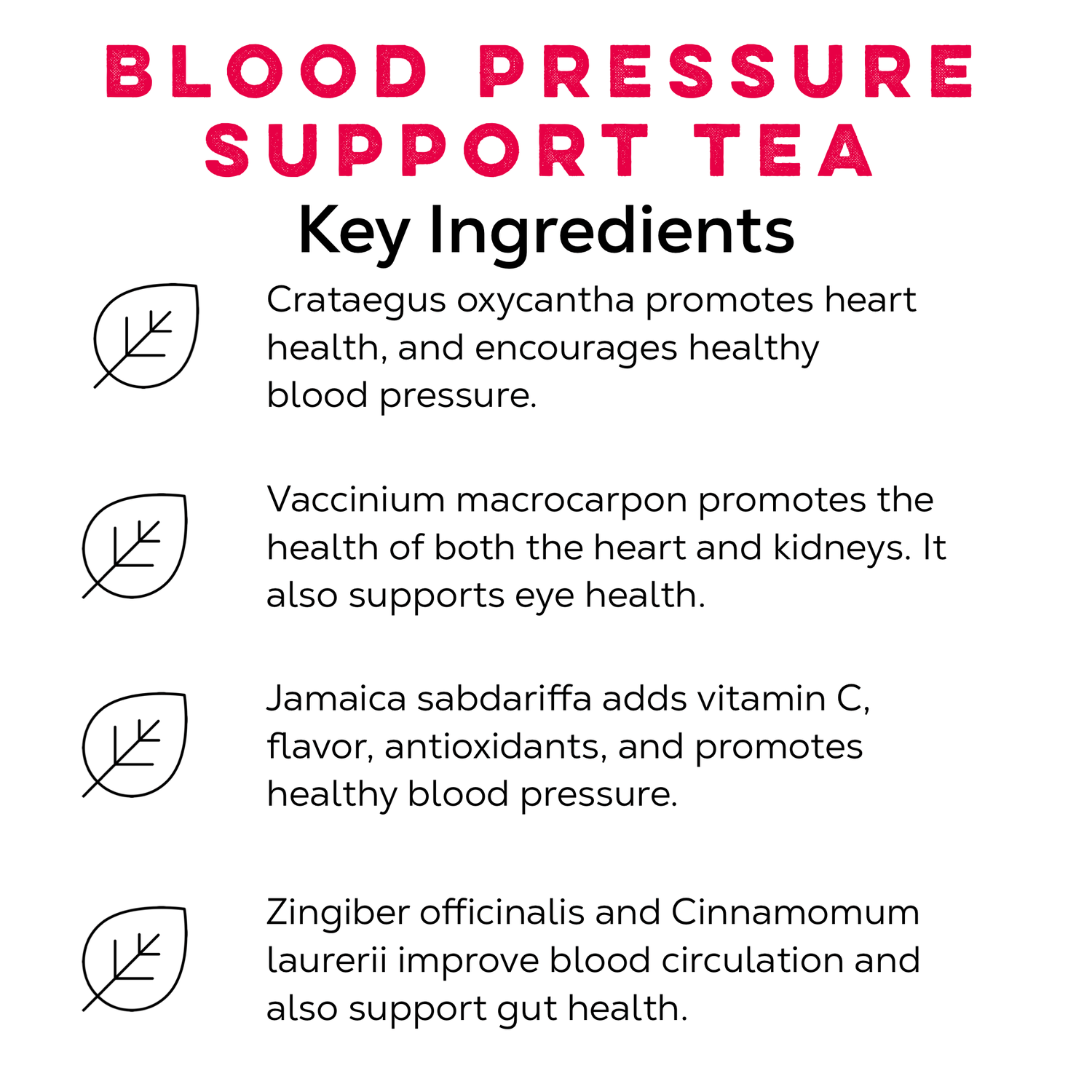 Blood Pressure Support Tea - Loose Leaf Tea Market