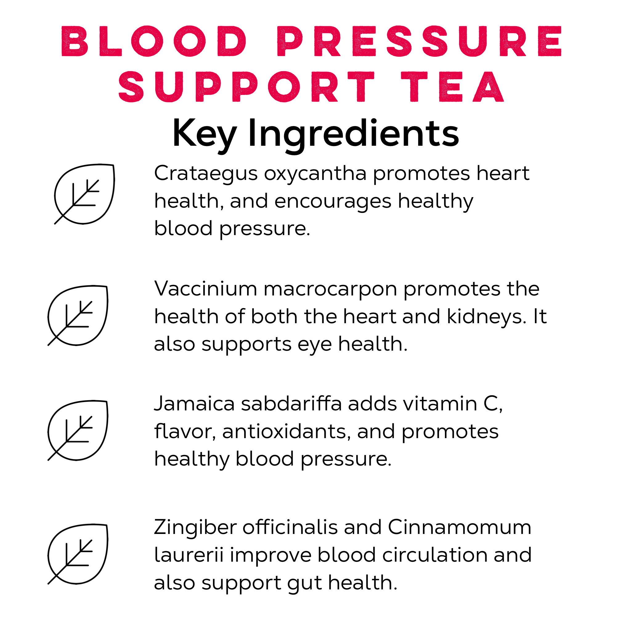 Blood Pressure Support Tea - Loose Leaf Tea Market