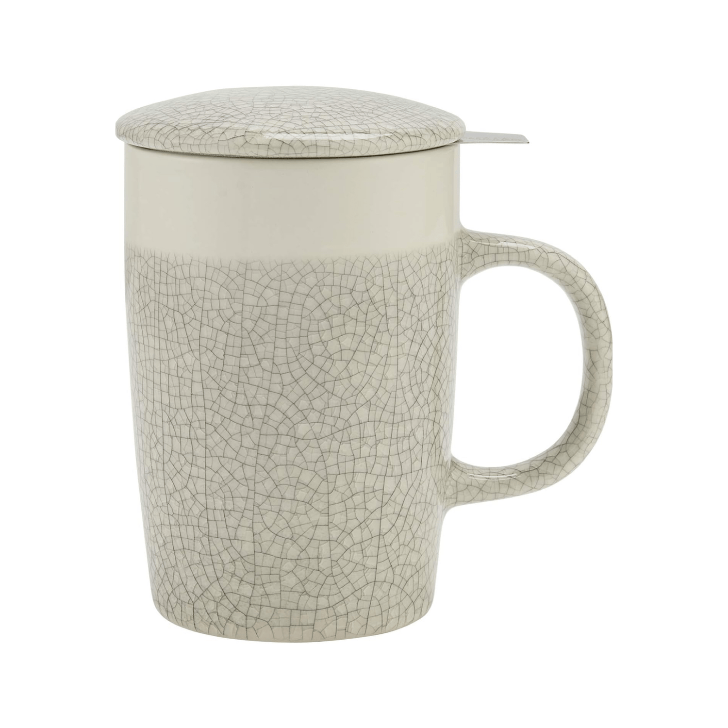 Casaware Crackle Glaze Tea Infuser Mug - Loose Leaf Tea Market