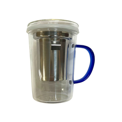 Casaware Glass Tea Infuser Mug - Loose Leaf Tea Market