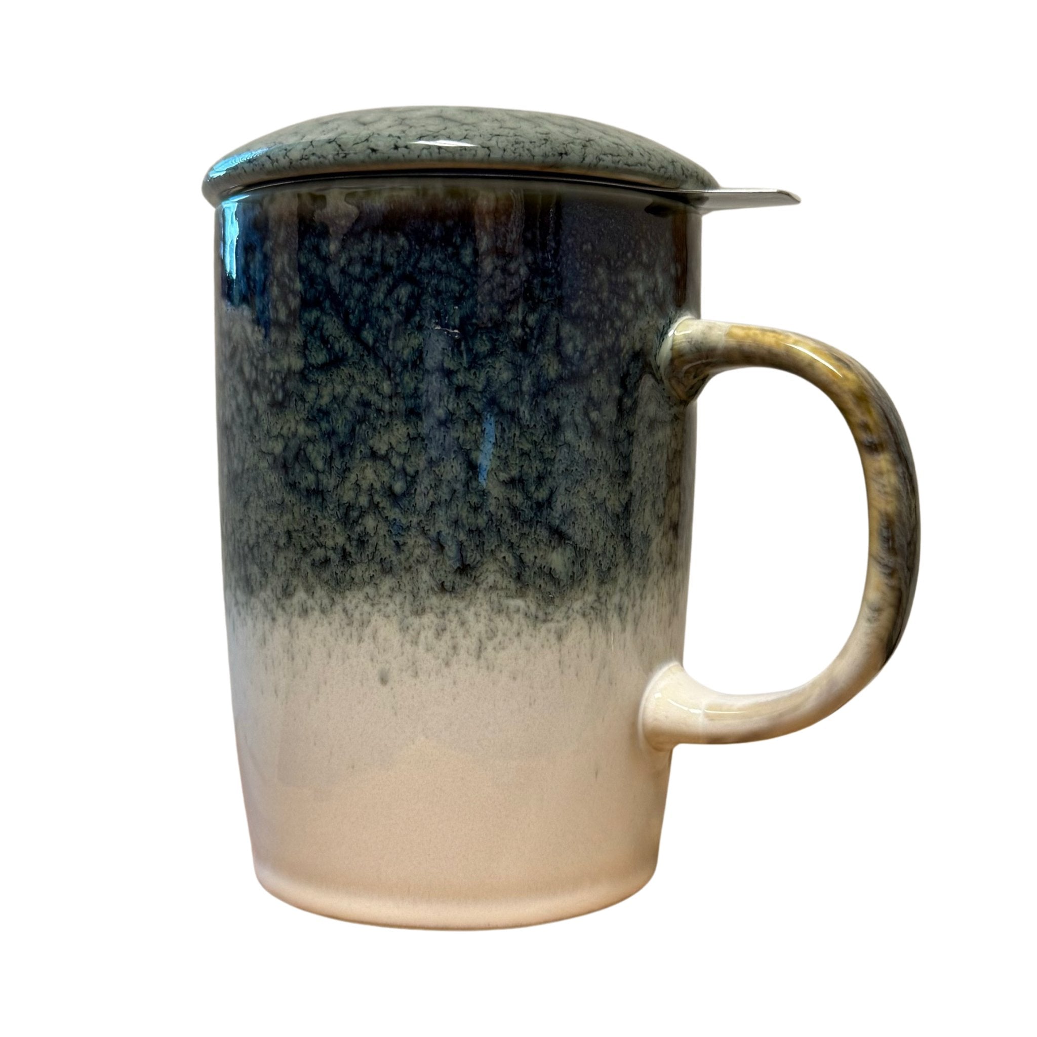 Casaware Reactive Glaze Tea Infuser Mug - Loose Leaf Tea Market