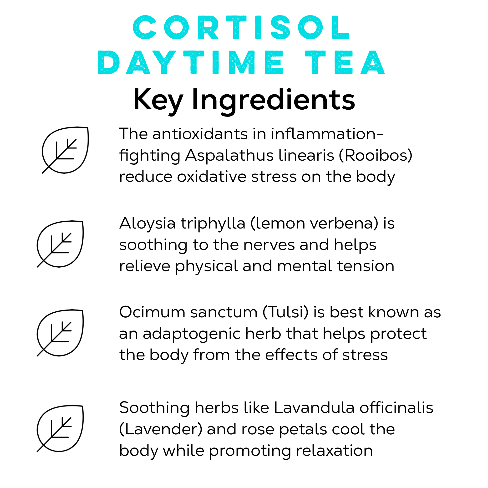 Cortisol Tea Bundle Caffeine-Free
