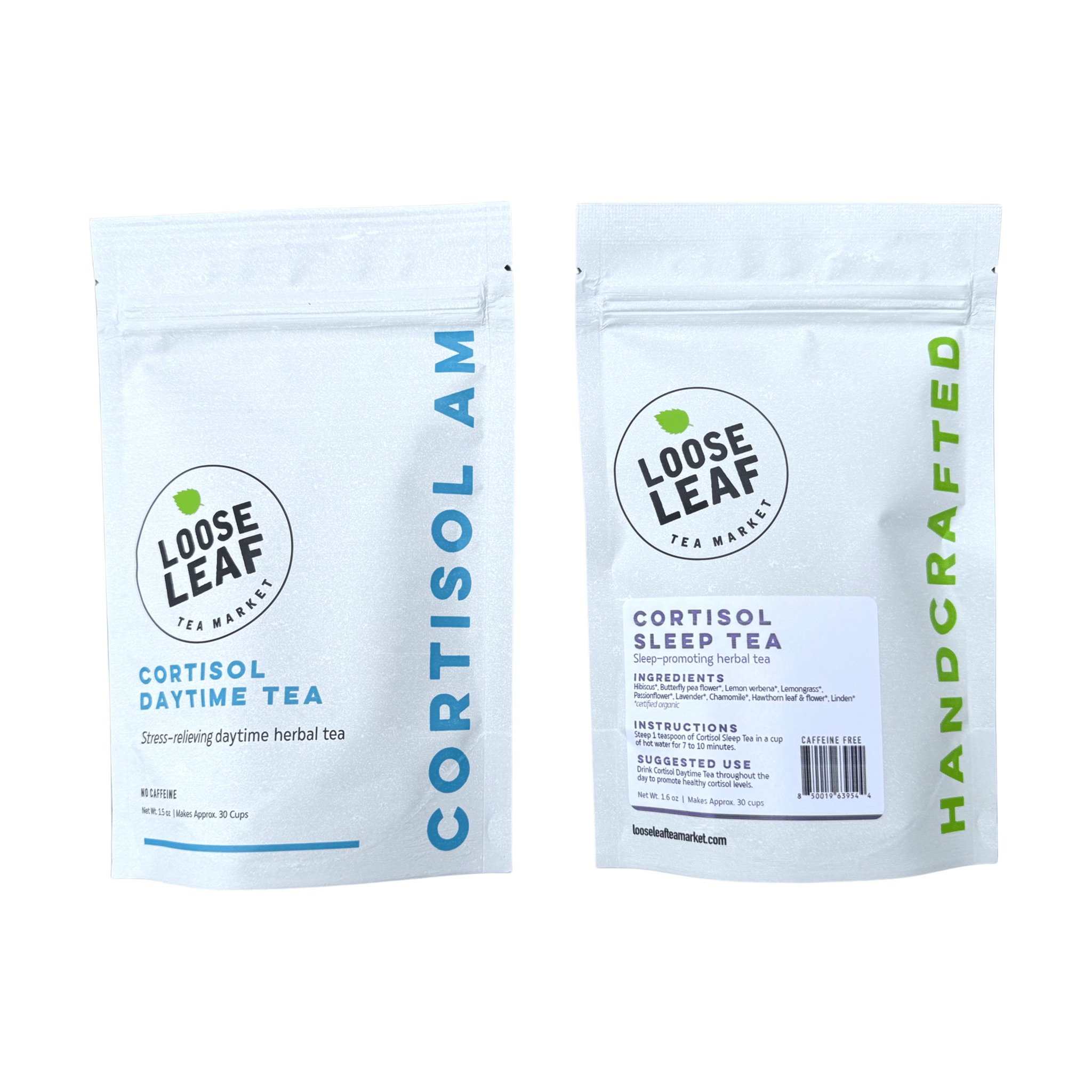 Cortisol Tea Bundle - Ashwagandha - free - Loose Leaf Tea Market