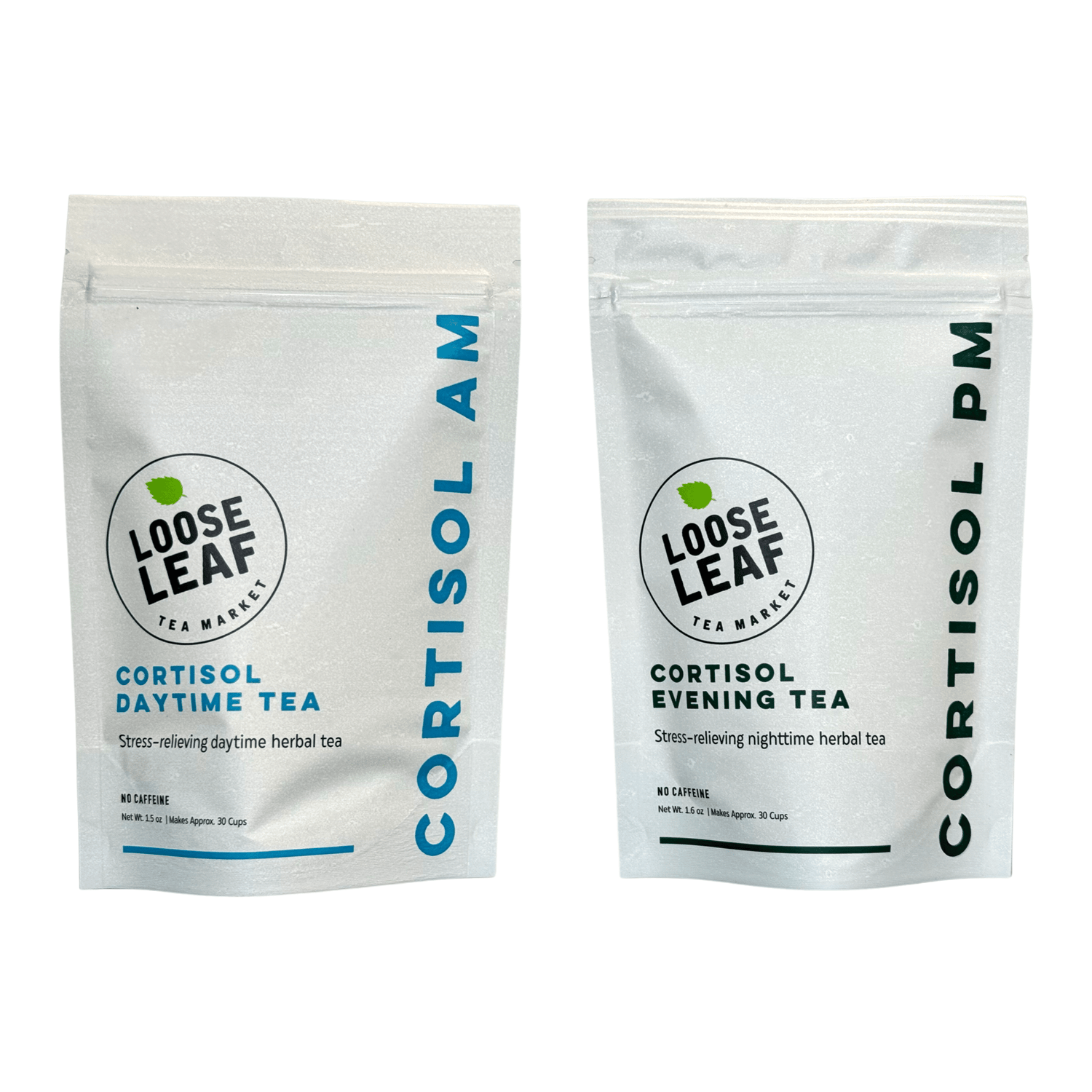 Cortisol Tea Bundle Caffeine - Free - Loose Leaf Tea Market