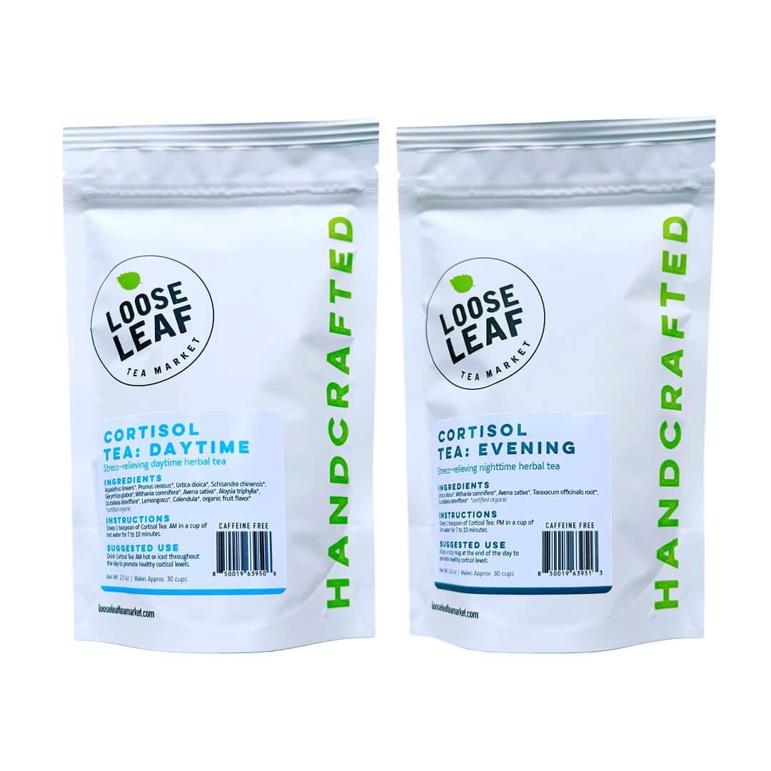 Cortisol Tea Bundle Caffeine - Free - Loose Leaf Tea Market