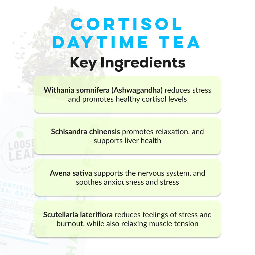 Cortisol Tea Bundle Caffeine - Free - Loose Leaf Tea Market