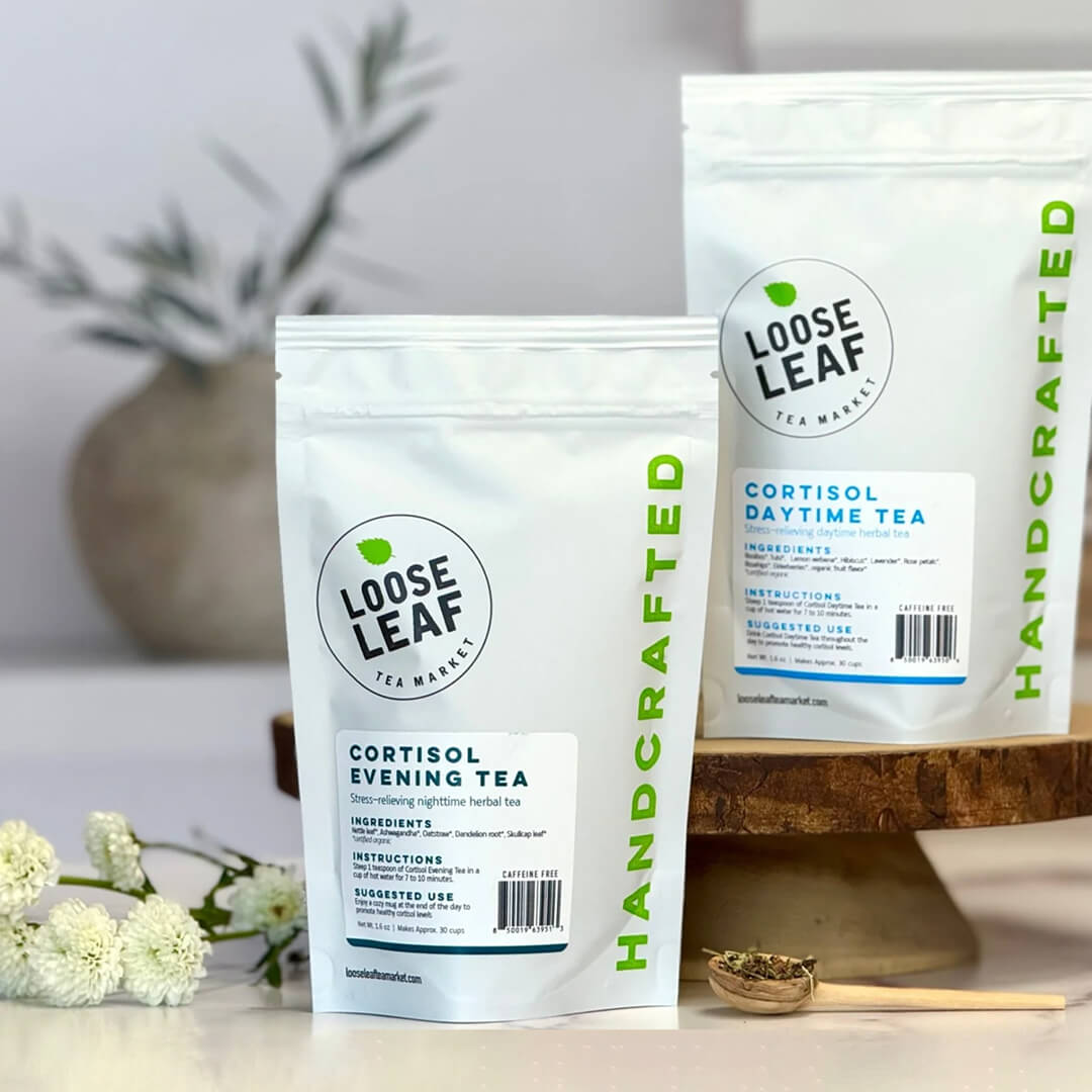 Cortisol Tea Bundle Caffeine - Free - Loose Leaf Tea Market