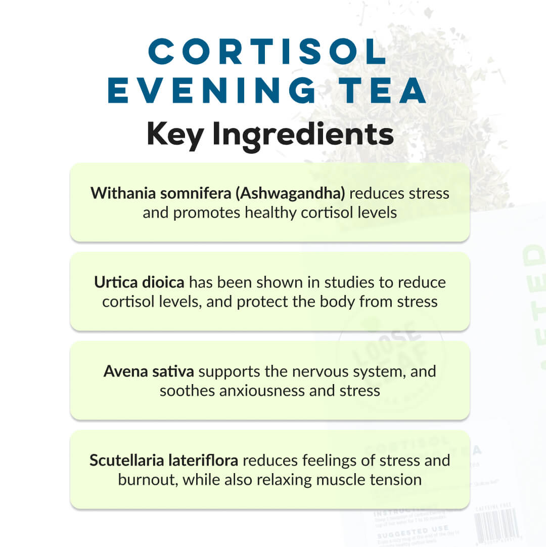 Cortisol Tea Bundle Caffeine - Free - Loose Leaf Tea Market