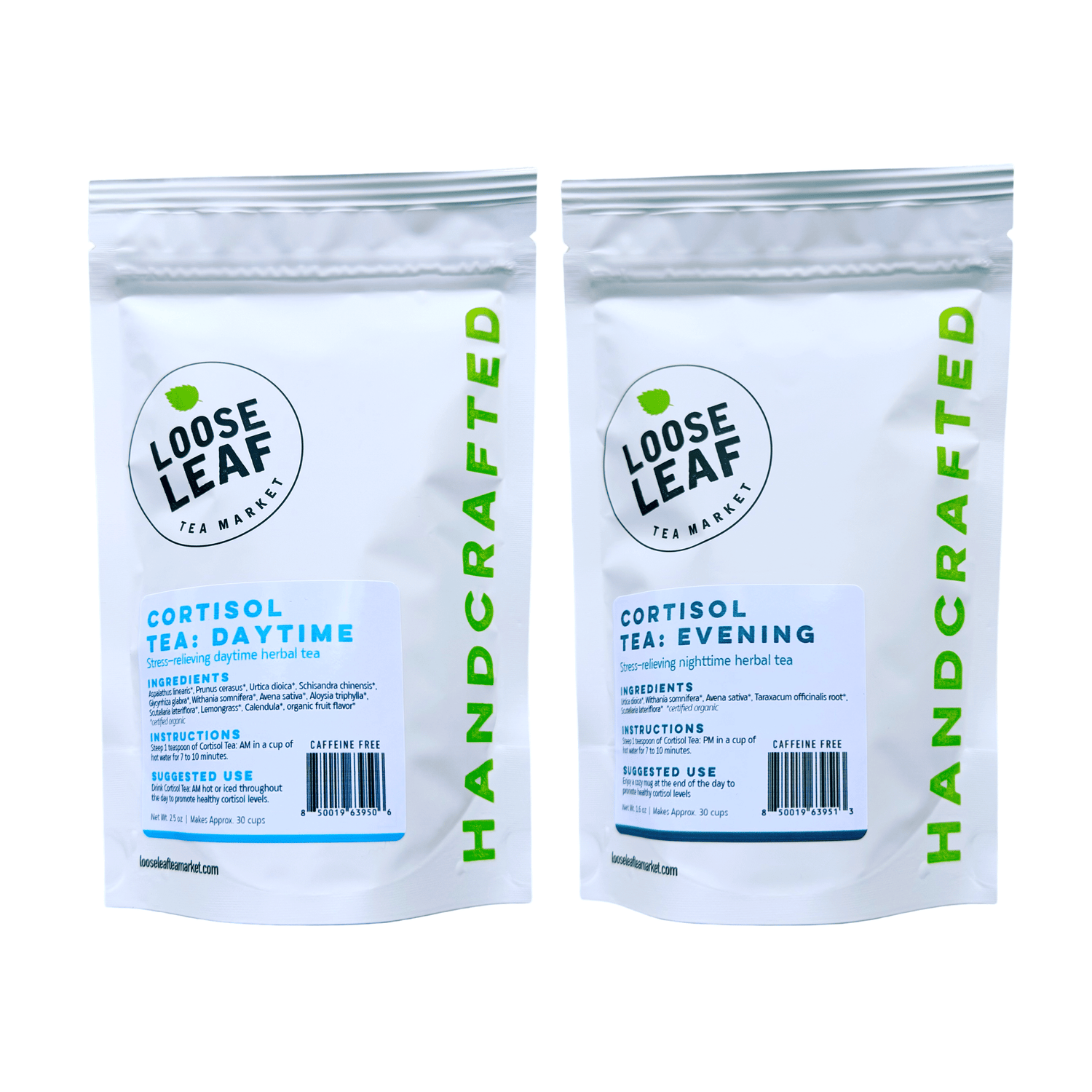 Cortisol Tea Bundle - Caffeine - Free - Loose Leaf Tea Market