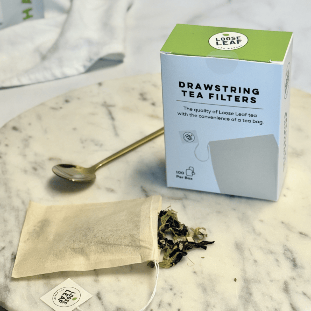 Drawstring Paper Tea Filters - Loose Leaf Tea Market