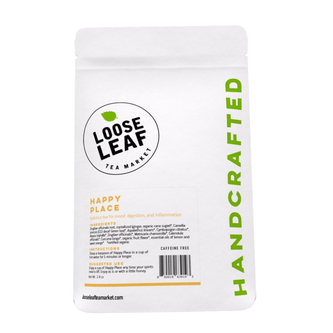 Happy Place Tea For Mood, Digestion, And Inflammation - Loose Leaf Tea Market