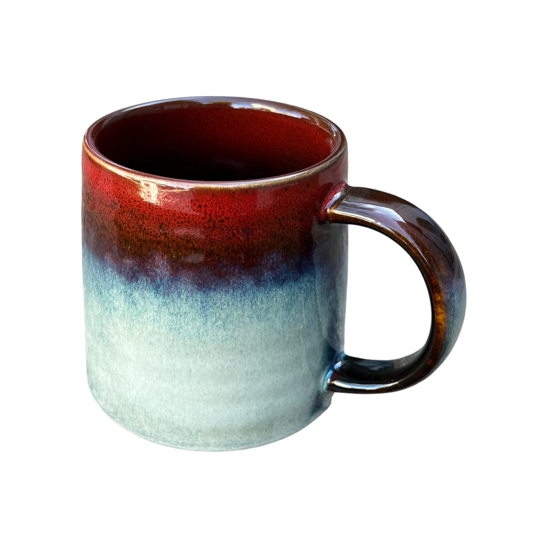 Large Ceramic Tea Mug with Reactive Glaze - Loose Leaf Tea Market