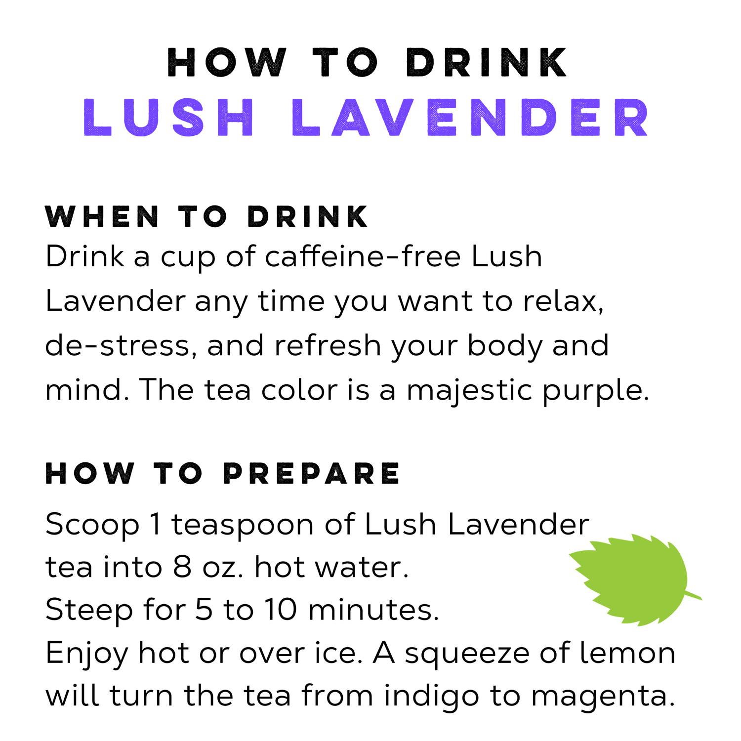 Lush Lavender Soothing Herbal Tea - Loose Leaf Tea Market