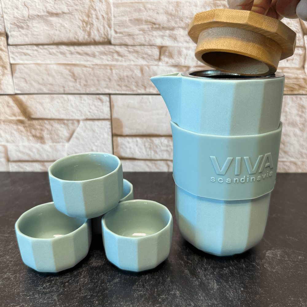 Viva Alexander Porcelain Teapot and Cups Gift Set - Loose Leaf Tea Market