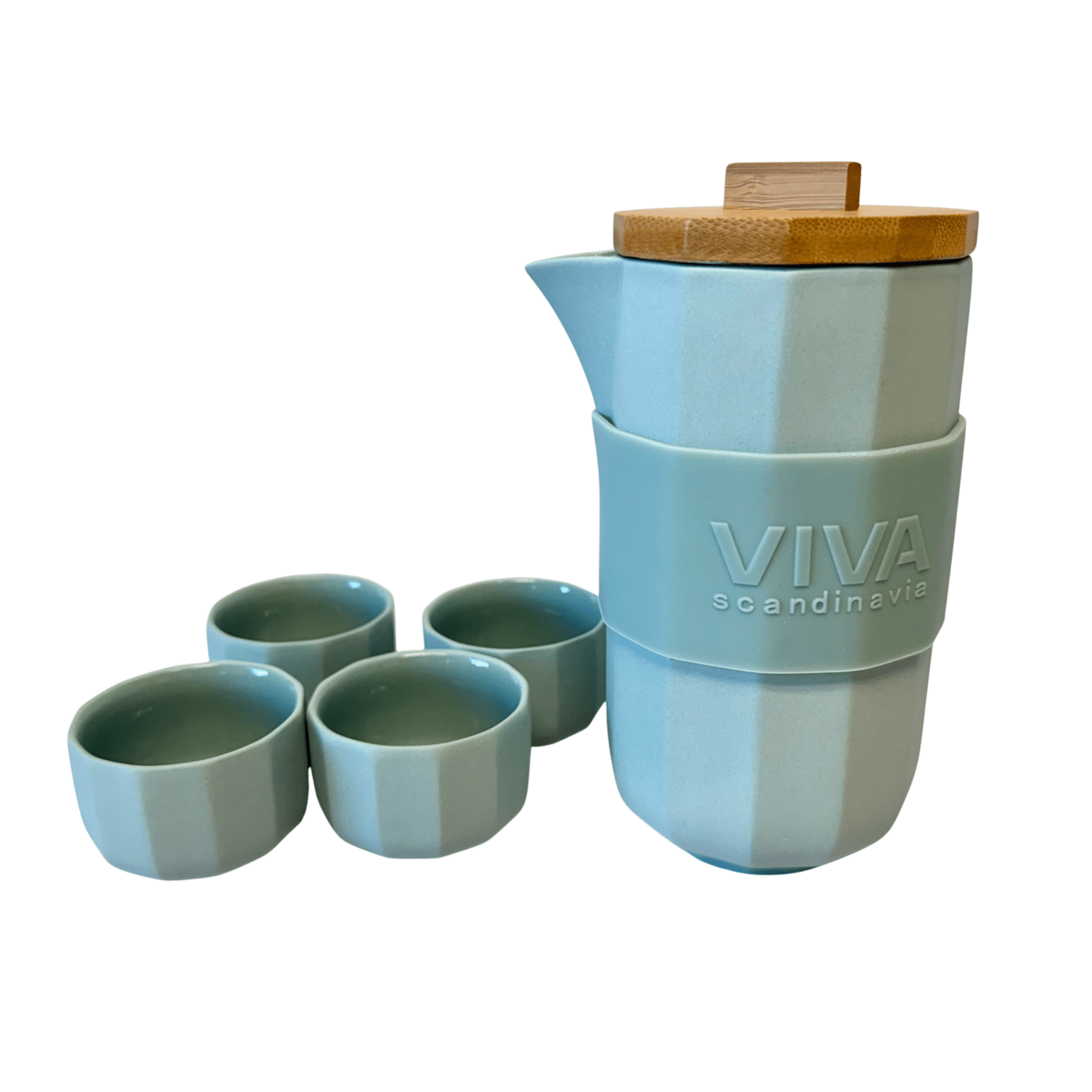 Viva Alexander Porcelain Teapot and Cups Gift Set - Loose Leaf Tea Market