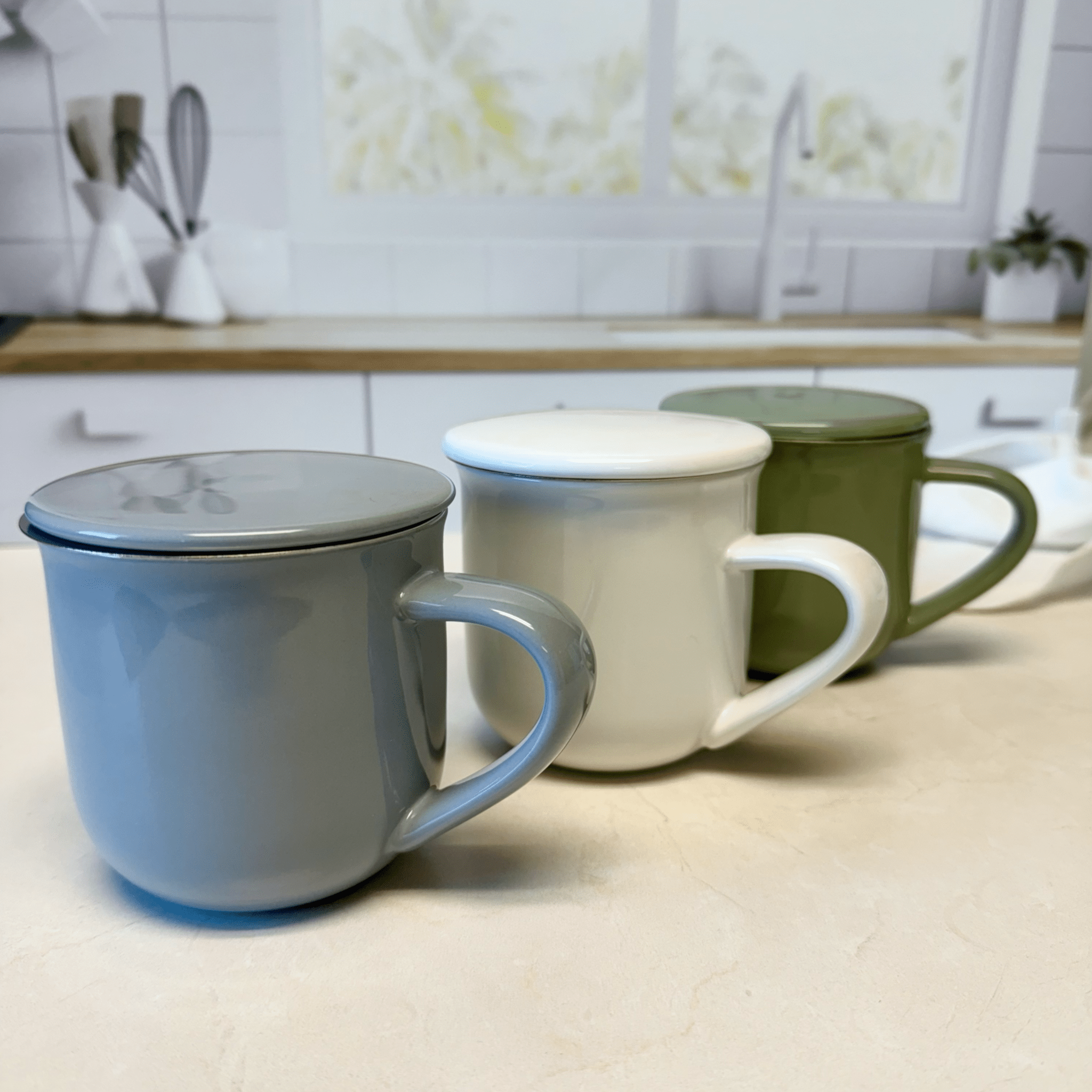 Viva Eva Porcelain Tea Infuser Mug - Loose Leaf Tea Market