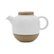 Viva Lauren Porcelain & Cork Teapot