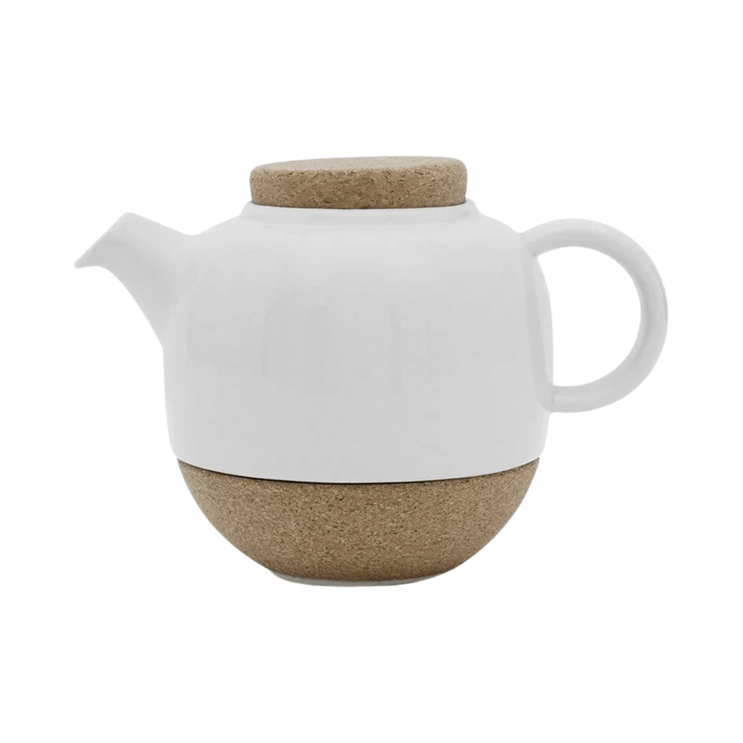 Viva Lauren Porcelain &amp; Cork Teapot - Loose Leaf Tea Market