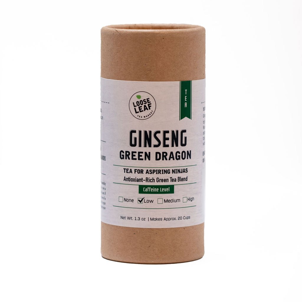 Ginseng Green Dragon Energizing Green Tea Blend - Loose Leaf Tea Market