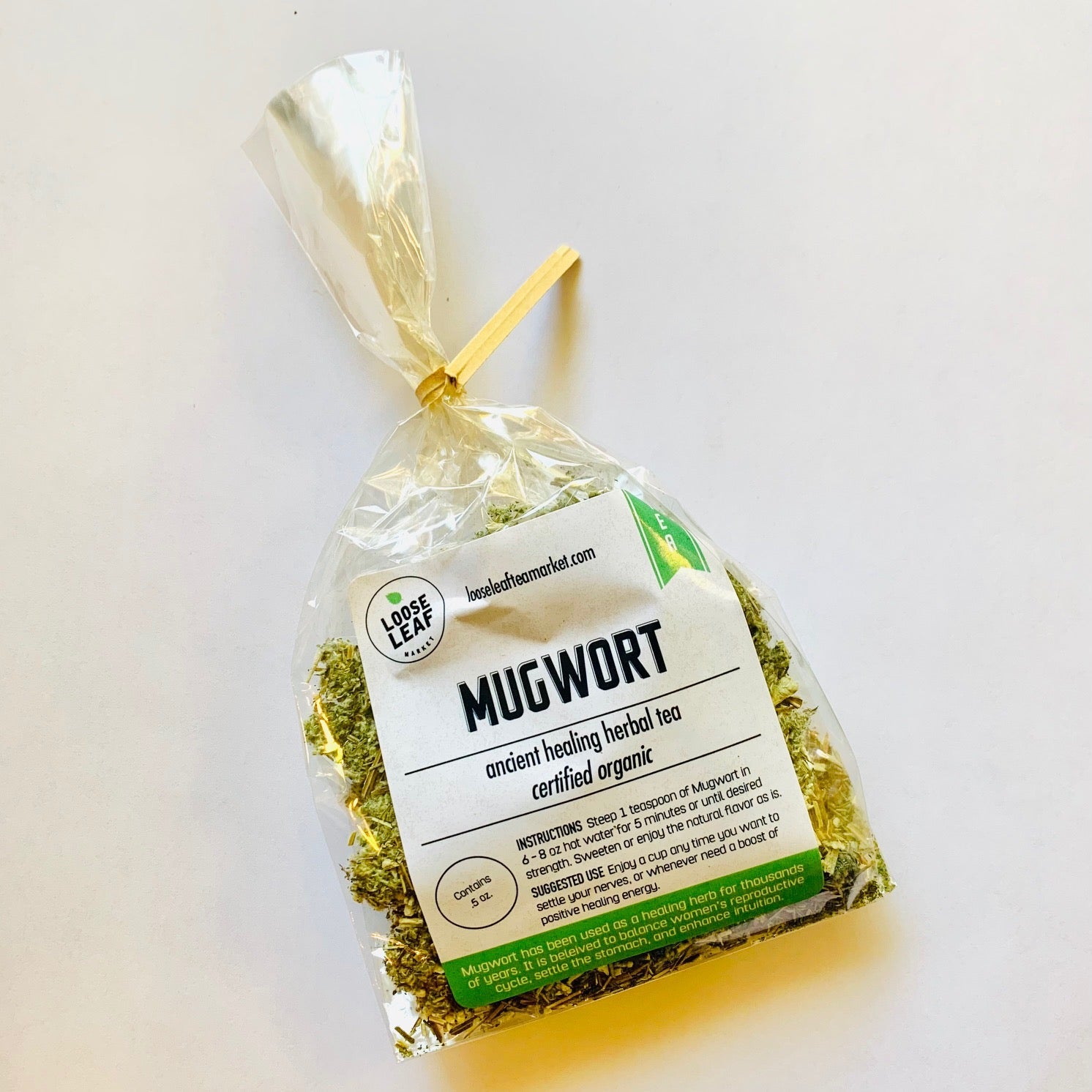 Mugwort. certified organic - Loose Leaf Tea Market