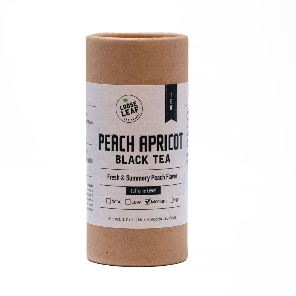 Peach Apricot Organic Black Tea - Loose Leaf Tea Market