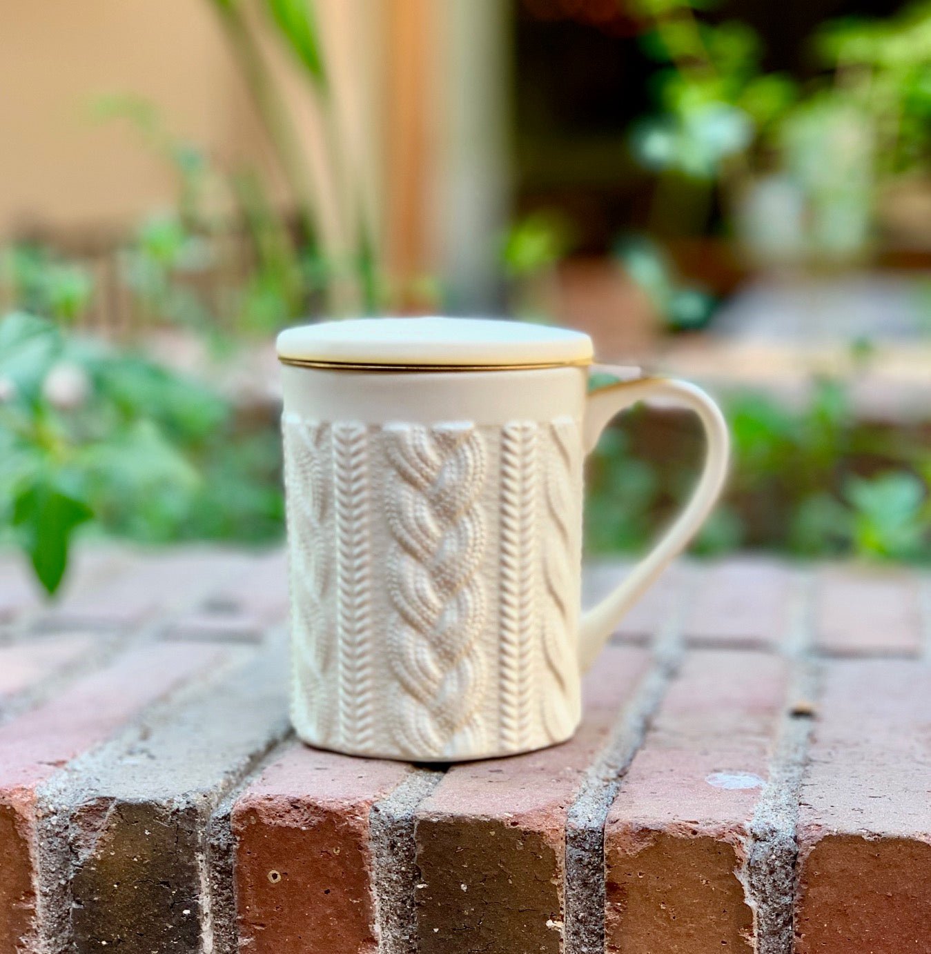 Pinky Up Annette Ceramic Tea Mug - Loose Leaf Tea Market