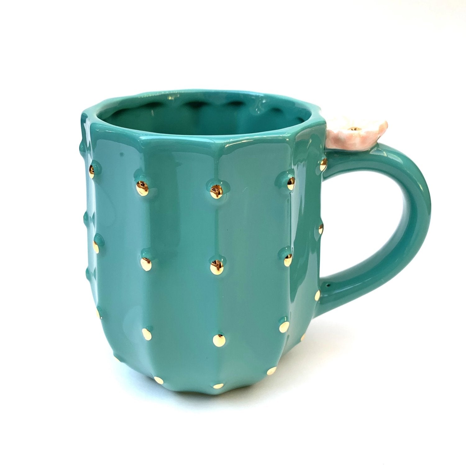 Pinky Up Cactus Ceramic Tea Mug - Loose Leaf Tea Market