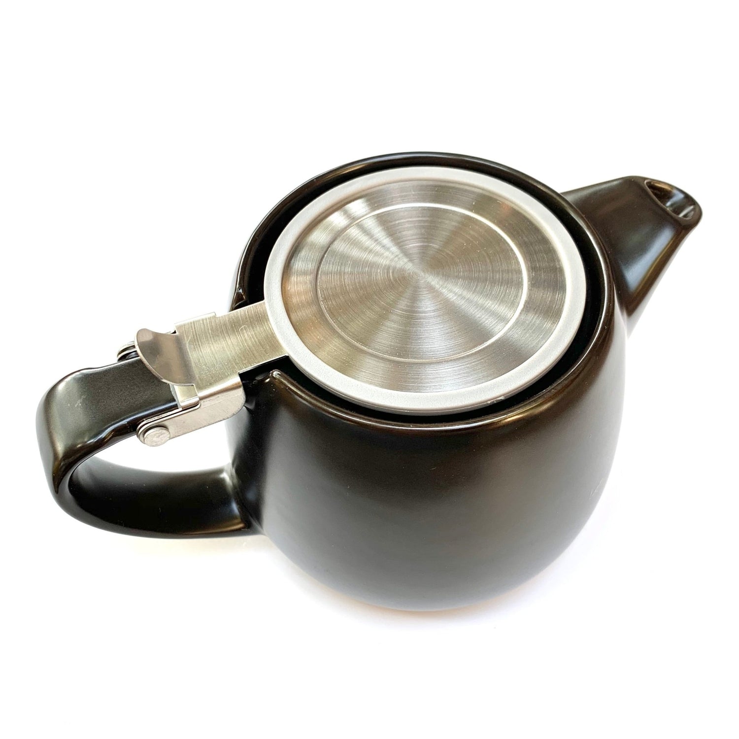 Tealyra - Drago Ceramic Teapot Black - 37oz — Madame ZuZu's Tea Shop and  Art Studio